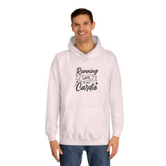 Running Late is My Cardio Unisex Hoodie, Casual Sweatshirt, Fitness Gift, College Apparel, Funny Hoodie