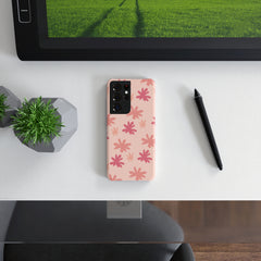 Chic Floral Phone Case, Slim Snap Case, Flower Pattern Phone Cover, Trendy Tech Accessory, Gift for Her, Summer Vibes