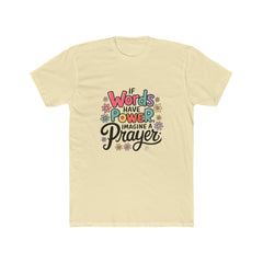 Inspirational Prayer T-Shirt, Unisex Cotton Crew Tee with Motivational Quote, Perfect Gift for Faith, Encouragement, Spirituality