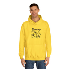 Running Late is My Cardio Unisex Hoodie, Casual Sweatshirt, Fitness Gift, College Apparel, Funny Hoodie