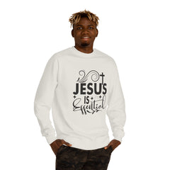 Christian Motivational Sweatshirt - Jesus is Essential, Faith Apparel, Unisex Fashion, Everyday Wear, Perfect Gift for Believers