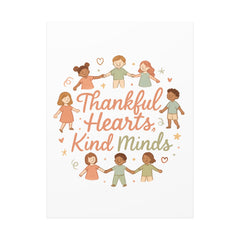 Thankful Hearts, Kind Minds Canvas