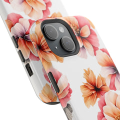 Floral Magnetic Phone Case, Stylish Flower Phone Cover, Durable Magnetic Tough Case, Trendy Floral Design Case, Perfect Gift for Her