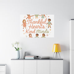 Thankful Hearts, Kind Minds Canvas