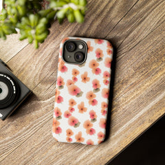 Floral Phone Case for Tough Cases | Stylish Protective Cover, Gift for Her, Trendy Accessory, Flower Design, iPhone Case