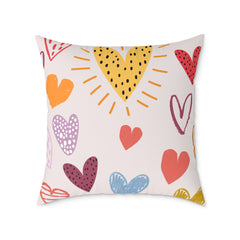 Love Quote Pillow, Decorative Cushion, Valentine's Gift, Home Decor, Cozy Accent Pillow, Heartfelt Gift Idea