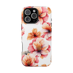 Floral Magnetic Phone Case, Stylish Flower Phone Cover, Durable Magnetic Tough Case, Trendy Floral Design Case, Perfect Gift for Her