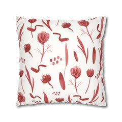 Faux Suede Square Pillowcase