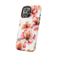 Floral Magnetic Phone Case, Stylish Flower Phone Cover, Durable Magnetic Tough Case, Trendy Floral Design Case, Perfect Gift for Her