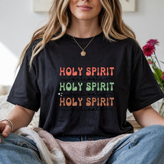 Holy Spirit Unisex Tee - Faith-Based Shirt for Spiritual Gatherings, Casual Wear, Gifts for Believers, Christian Apparel, Religious Events