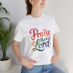 Unisex Graphic Tee: Praise the Lord, Religious Shirt, Faith Apparel, Inspirational T-Shirt, Christian Gift, Casual Wear