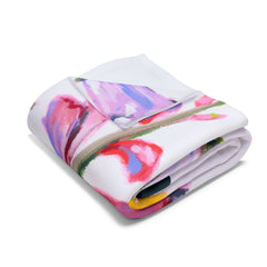 Vibrant Floral Arctic Fleece Blanket | Cozy Decor, Gift for Her, Home Essentials, Spring Decor, Wedding Gift