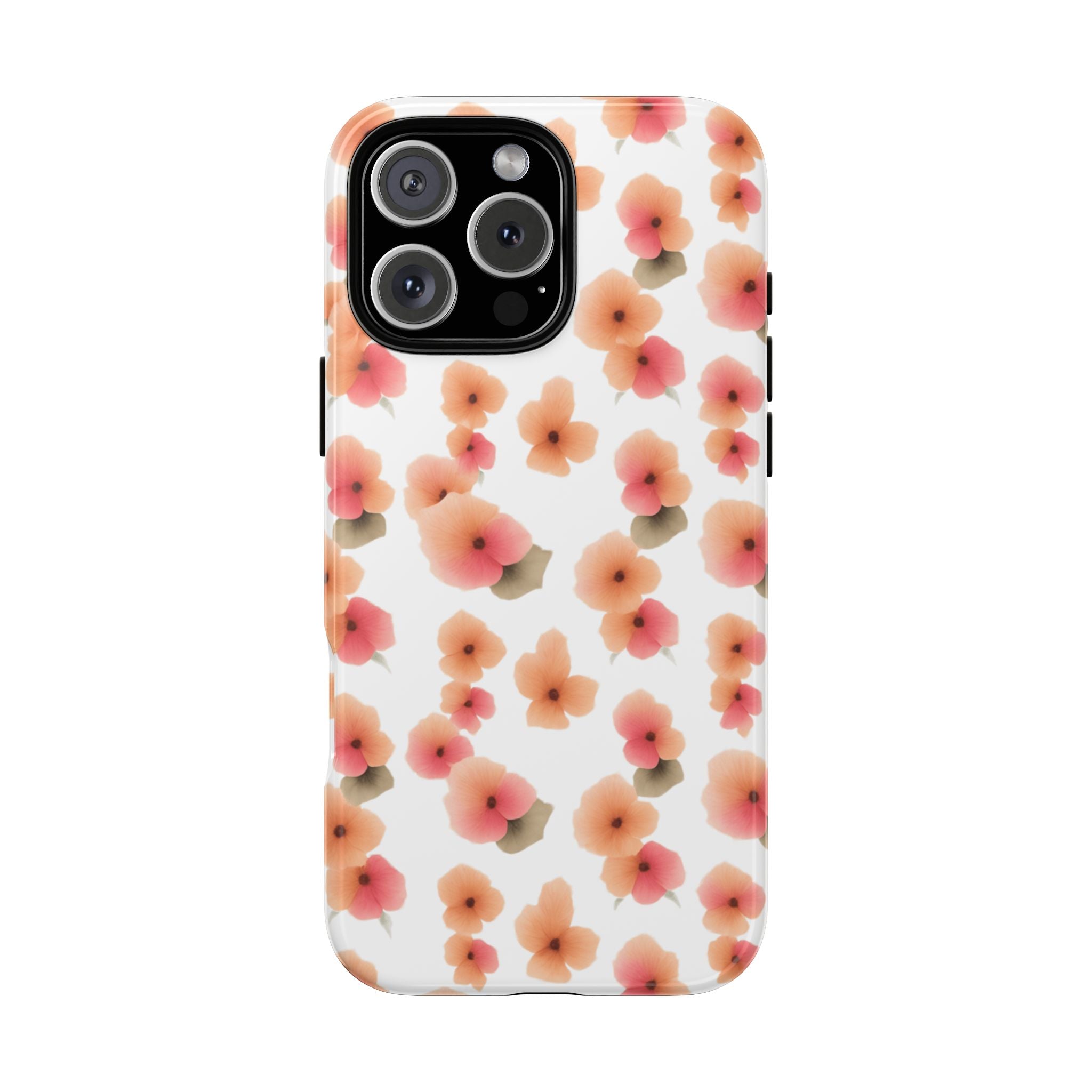 Floral Phone Case for Tough Cases | Stylish Protective Cover, Gift for Her, Trendy Accessory, Flower Design, iPhone Case