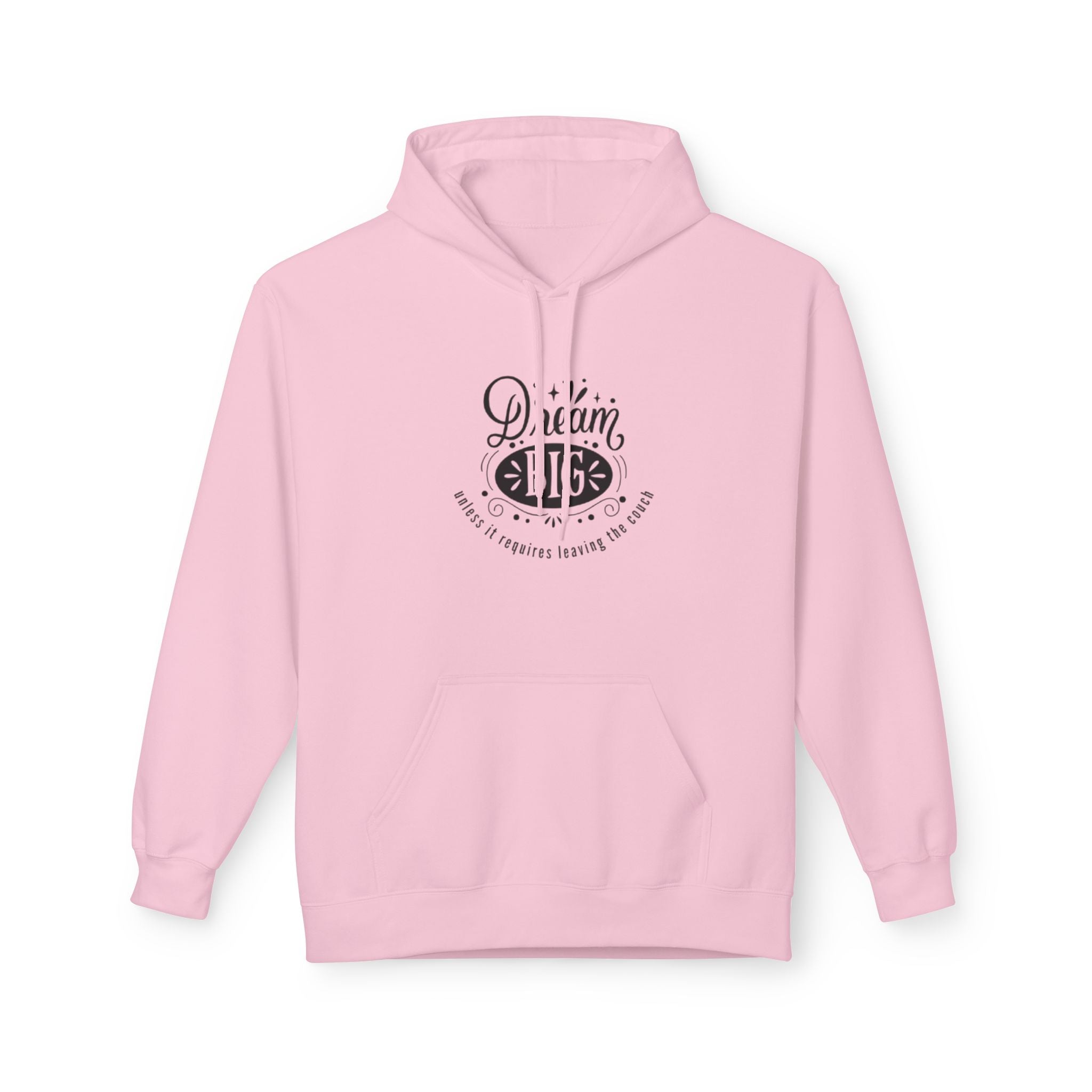 Cozy Inspirational Hoodie for Dreamers, Motivational Sweatshirt, Gift for Dreamers, Unisex Fleece Pullover, Relaxed Casualwear