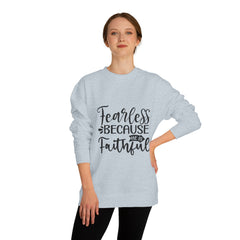 Fearless Faith Unisex Crew Neck Sweatshirt, Inspirational Gift, Christian Sweatshirt, Cozy Pullover, Faith-based Apparel, [...]