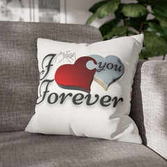 Faux Suede Square Pillowcase