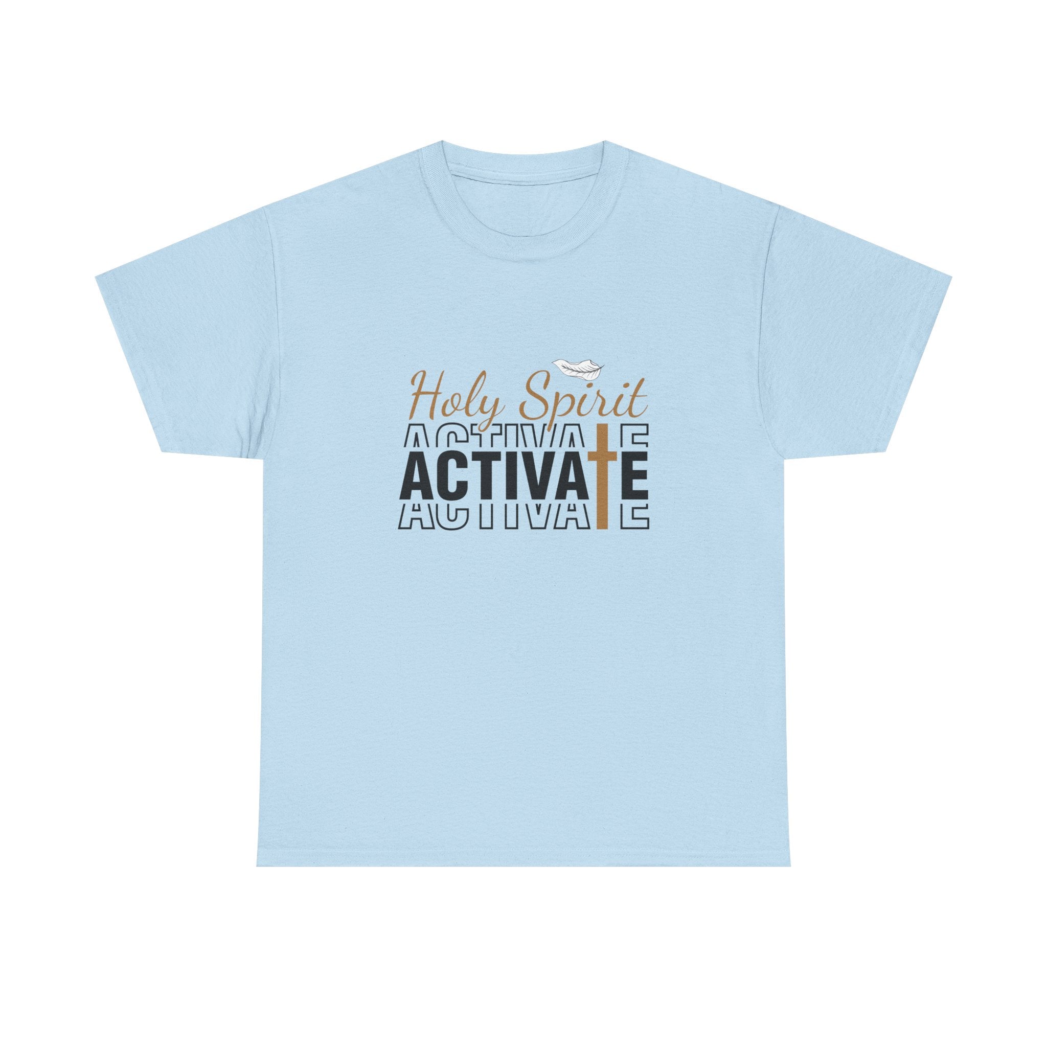 Unisex Heavy Cotton Tee with 'Holy Spirit Activate' Design, Faith-Based Apparel, Christian T-Shirt, Inspirational Clothing, Casual [...]