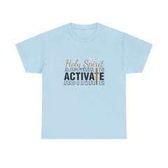 Unisex Heavy Cotton Tee with 'Holy Spirit Activate' Design, Faith-Based Apparel, Christian T-Shirt, Inspirational Clothing, Casual [...]