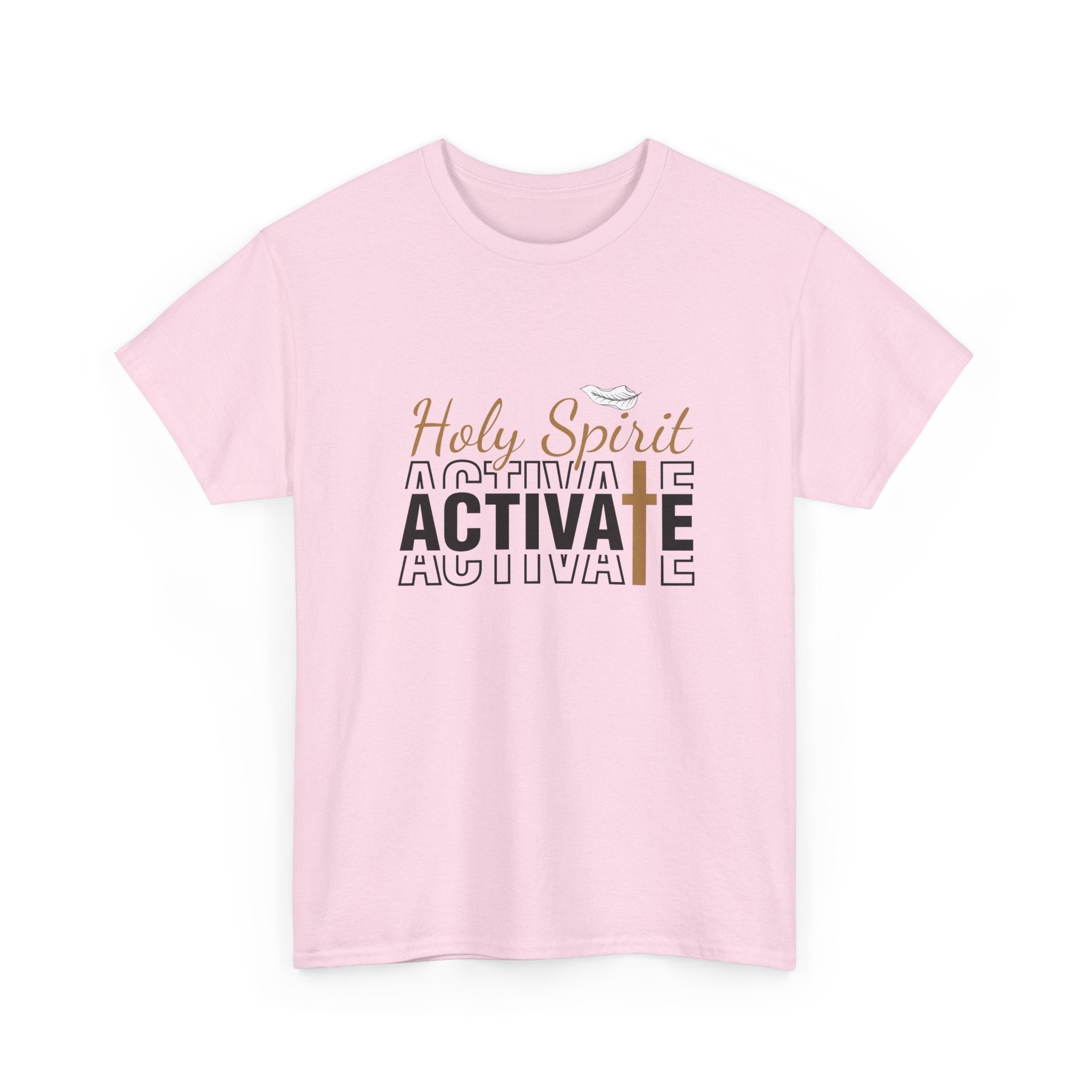 Unisex Heavy Cotton Tee with 'Holy Spirit Activate' Design, Faith-Based Apparel, Christian T-Shirt, Inspirational Clothing, Casual [...]