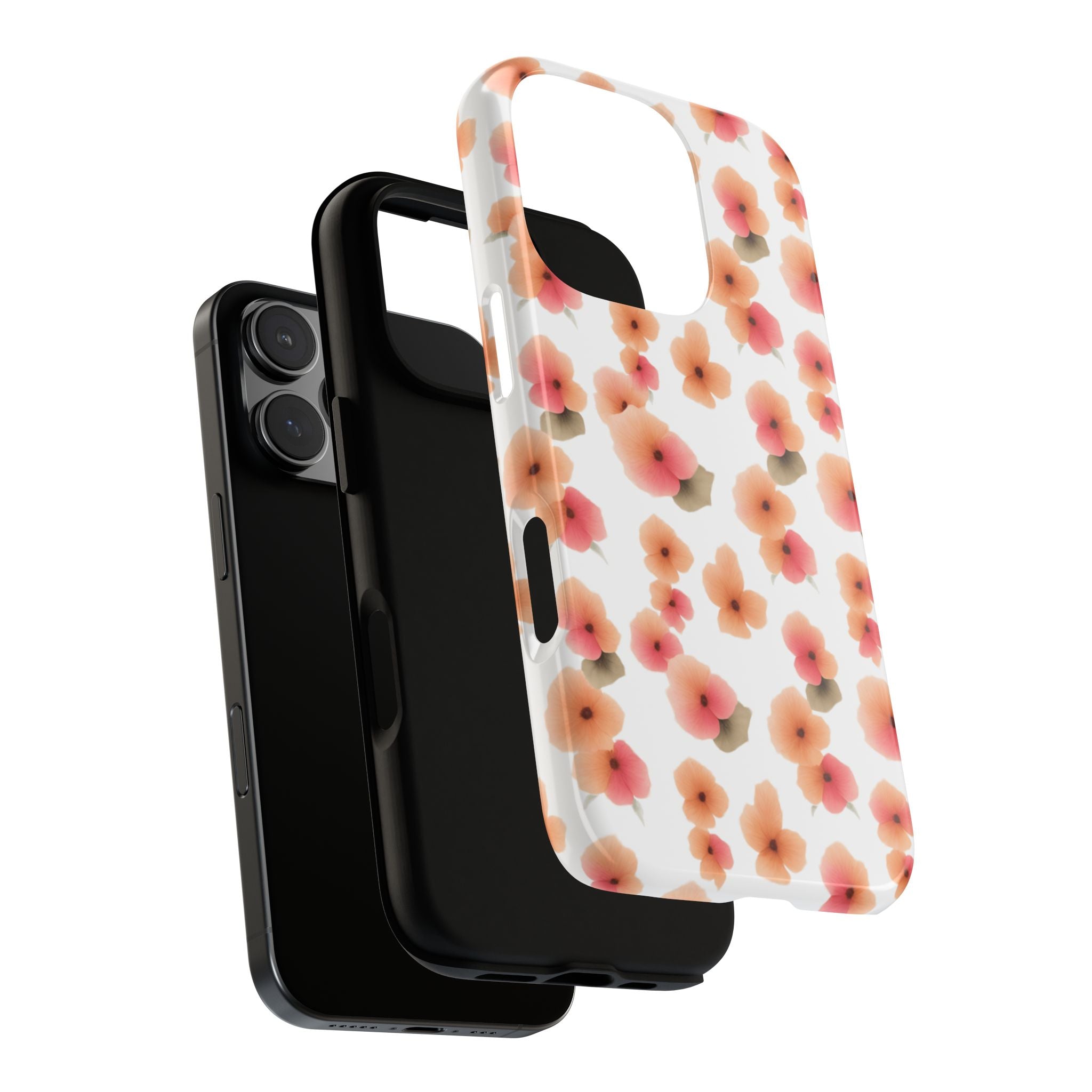 Floral Phone Case for Tough Cases | Stylish Protective Cover, Gift for Her, Trendy Accessory, Flower Design, iPhone Case