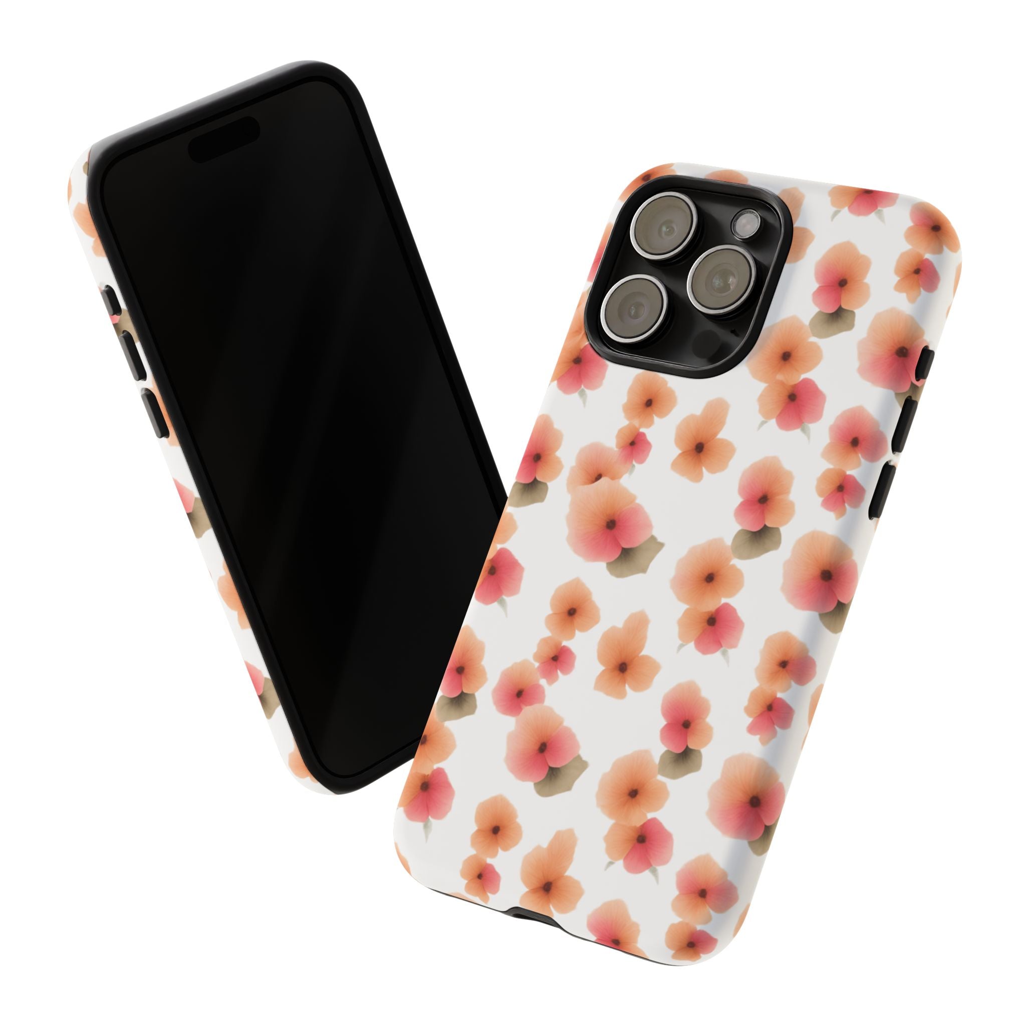 Floral Phone Case for Tough Cases | Stylish Protective Cover, Gift for Her, Trendy Accessory, Flower Design, iPhone Case
