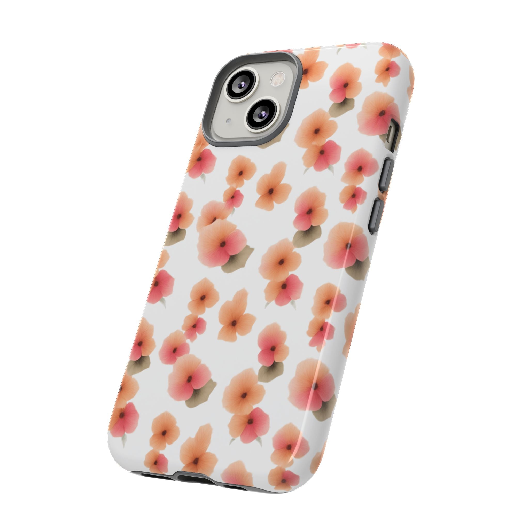 Floral Phone Case for Tough Cases | Stylish Protective Cover, Gift for Her, Trendy Accessory, Flower Design, iPhone Case