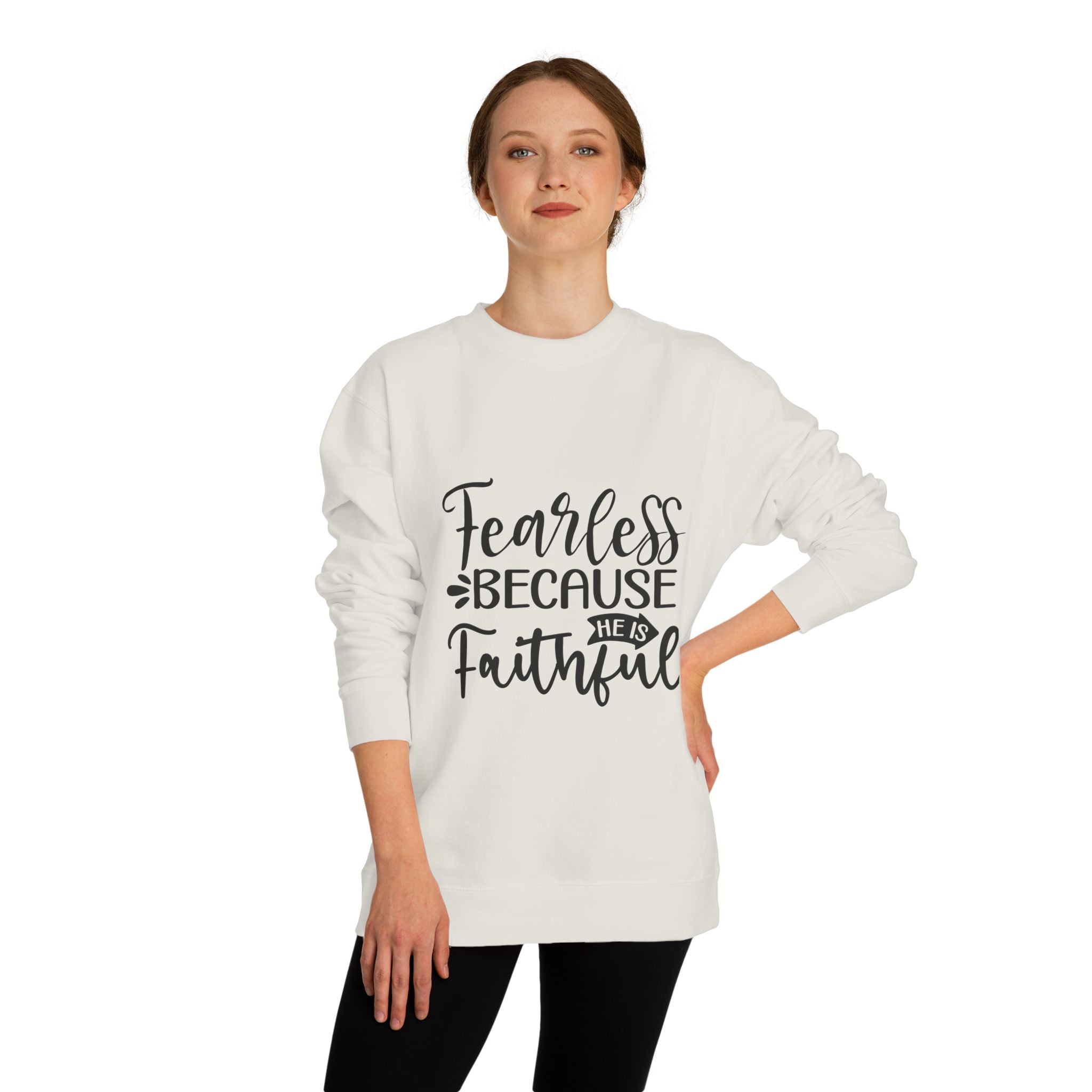 Fearless Faith Unisex Crew Neck Sweatshirt, Inspirational Gift, Christian Sweatshirt, Cozy Pullover, Faith-based Apparel, [...]