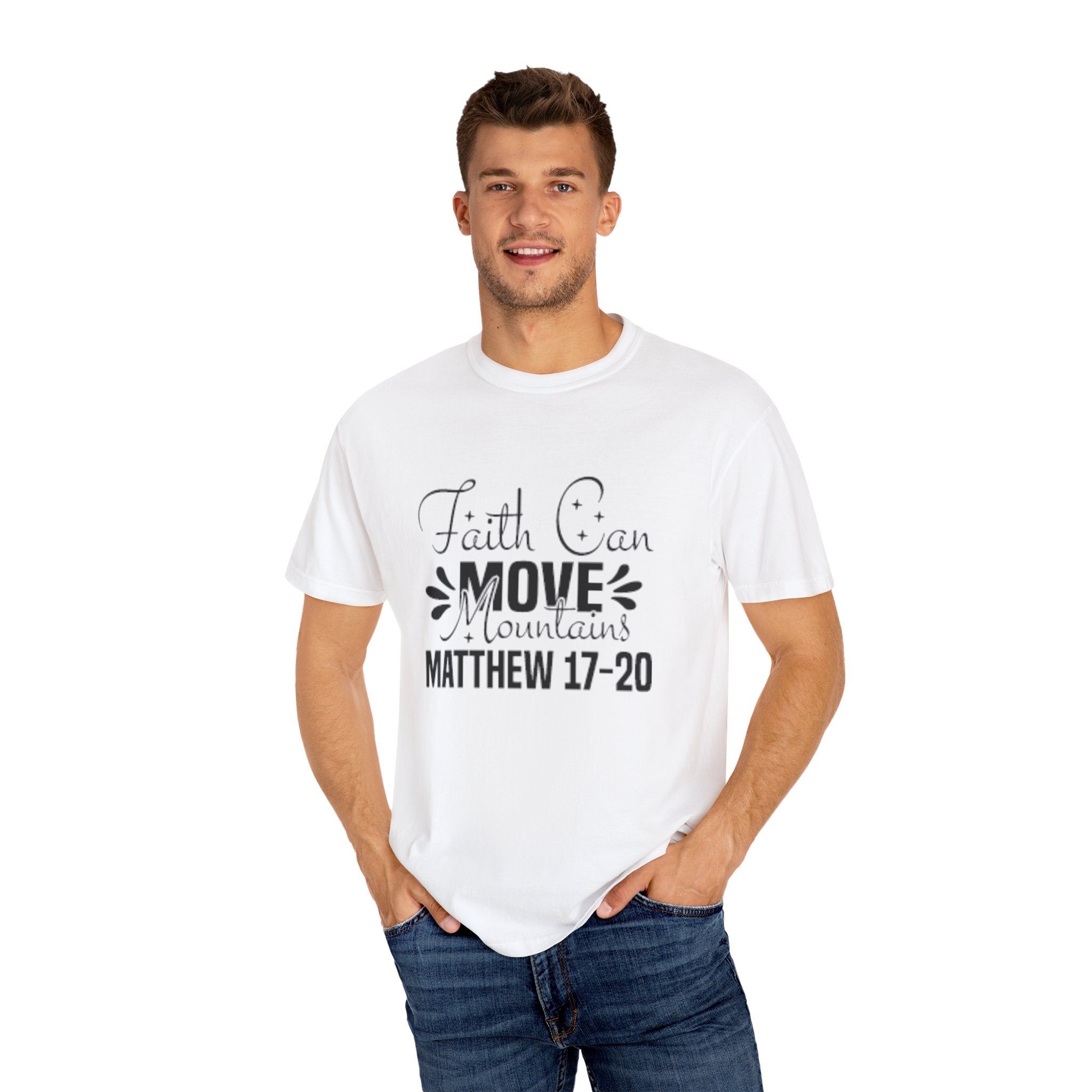 Faith Can Move Mountains Unisex T-Shirt | Inspirational Tee for Comfort and Style, Religious Gift, Everyday Wear, Casual Outfit, [...]