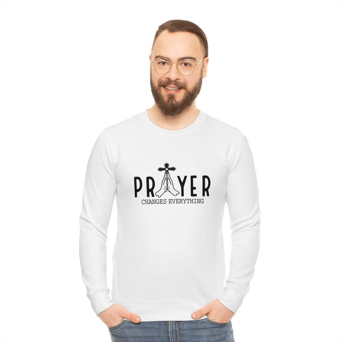 Inspirational Prayer Sweatshirt, Cozy Christian Apparel for Everyday Wear, Perfect Gift for Faith-Based Celebrations, Prayer Changes [...]