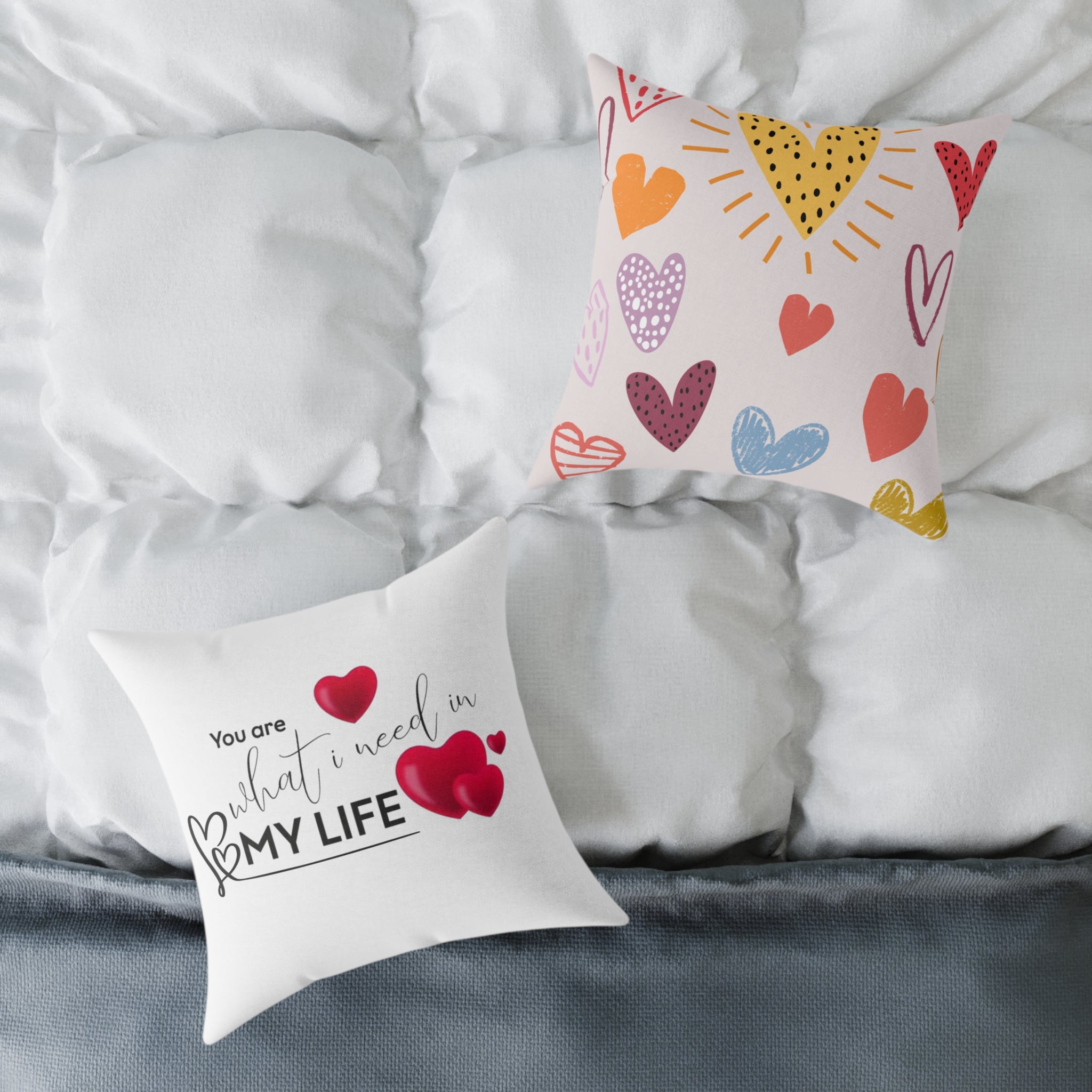 Love Quote Pillow, Decorative Cushion, Valentine's Gift, Home Decor, Cozy Accent Pillow, Heartfelt Gift Idea