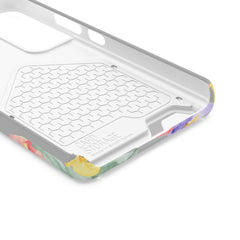 Floral Print Phone Case with Card Holder, Cute Phone Accessory, Gift for Her, Spring Vibes, Functional Phone Wallet