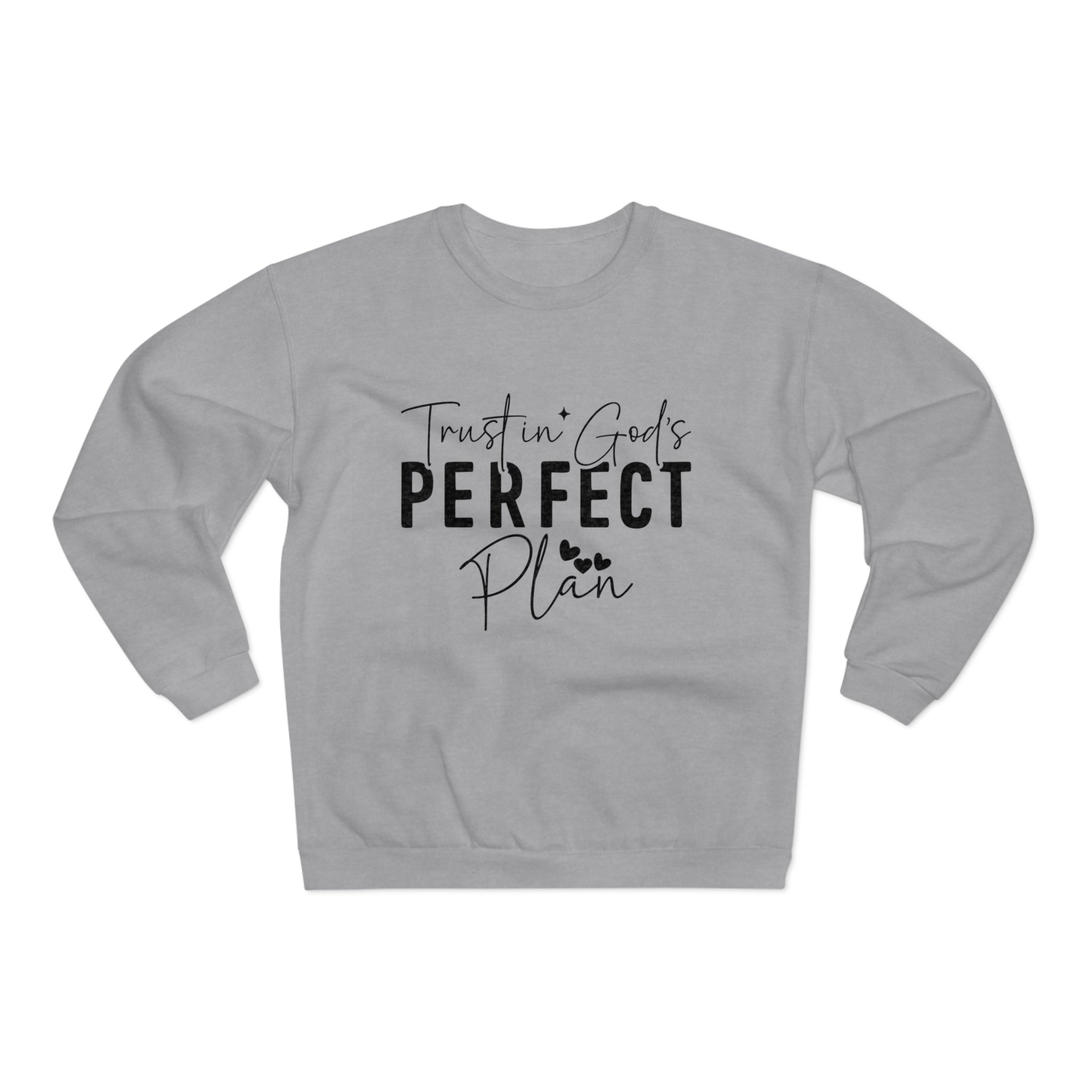 Inspirational Unisex Crew Neck Sweatshirt - Trust in God's Perfect Plan, Cozy Christian Apparel, Gift for Faith Lovers, Inspirational [...]