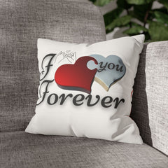 Faux Suede Square Pillowcase