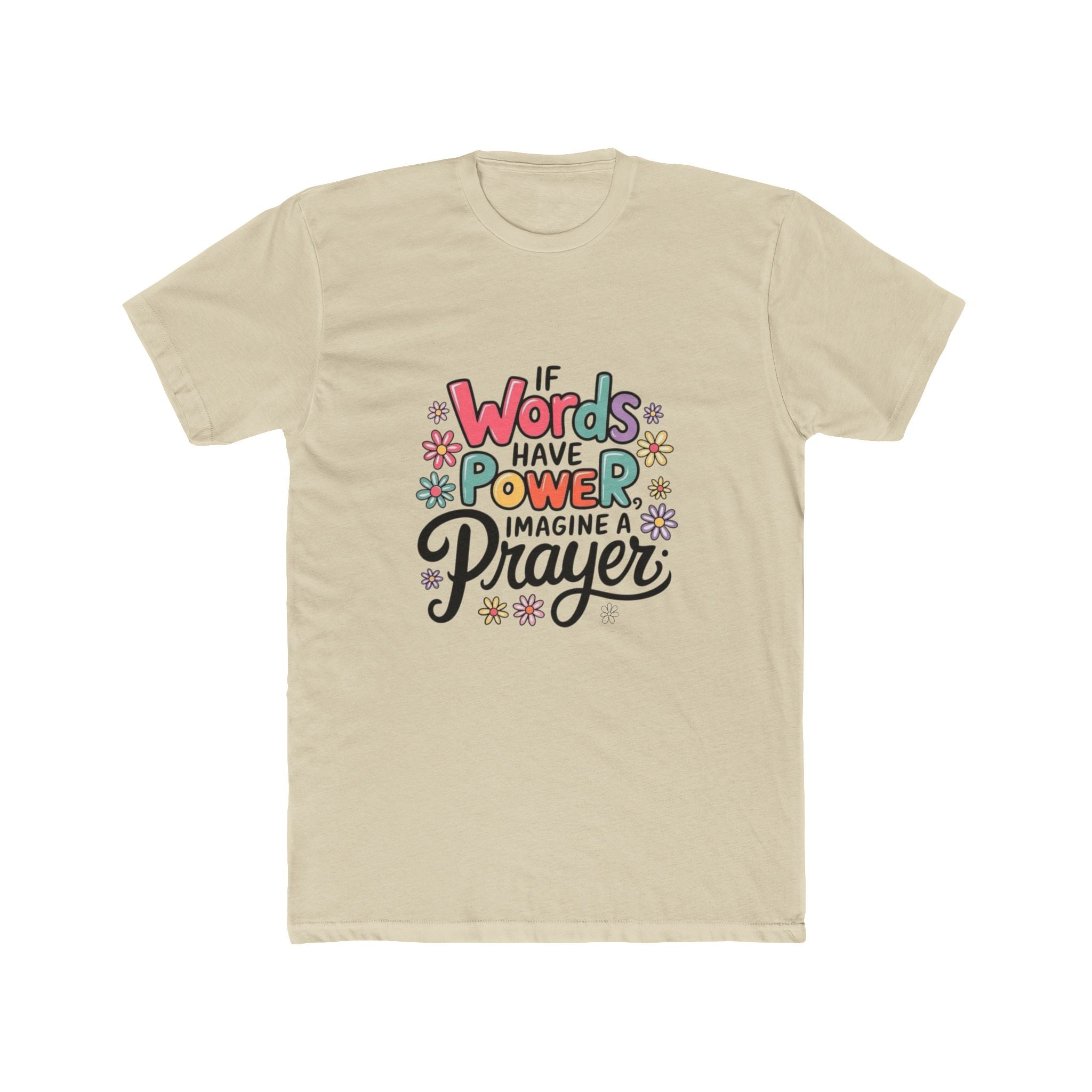 Inspirational Prayer T-Shirt, Unisex Cotton Crew Tee with Motivational Quote, Perfect Gift for Faith, Encouragement, Spirituality