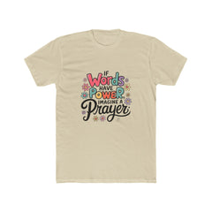 Inspirational Prayer T-Shirt, Unisex Cotton Crew Tee with Motivational Quote, Perfect Gift for Faith, Encouragement, Spirituality
