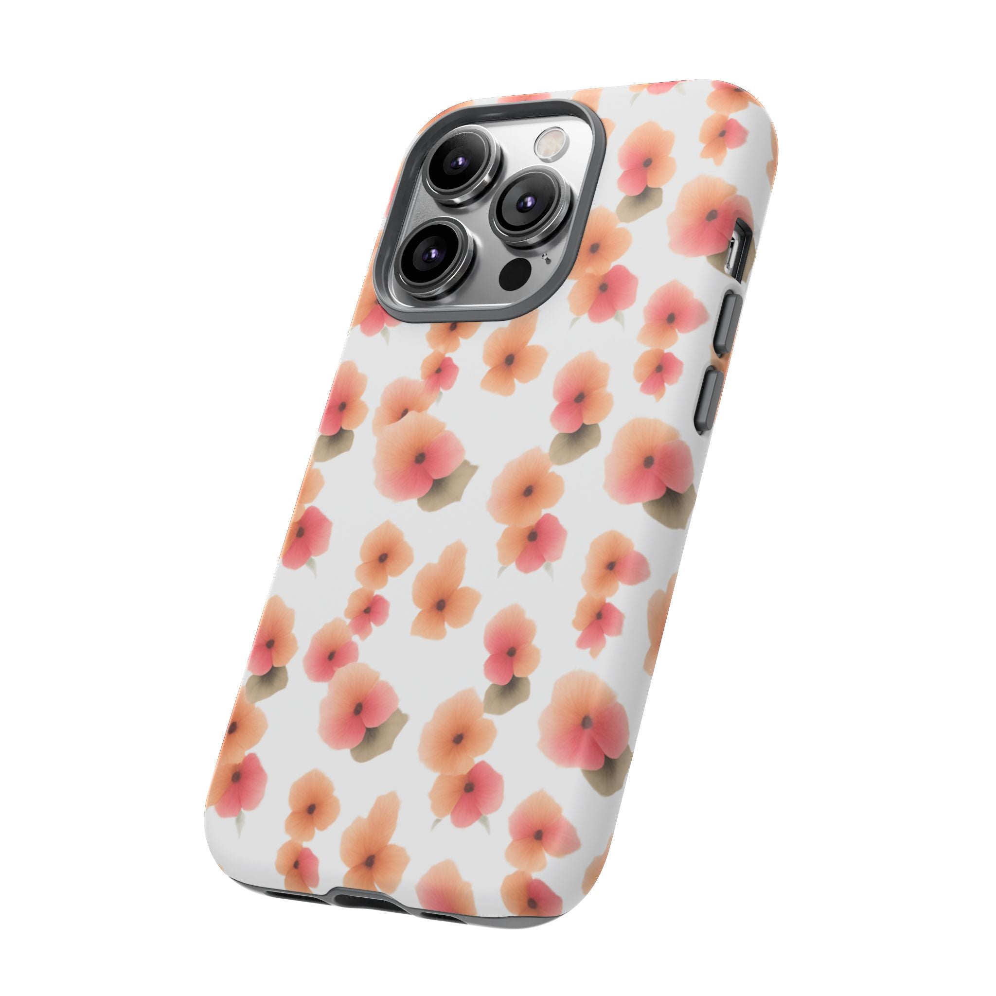 Floral Phone Case for Tough Cases | Stylish Protective Cover, Gift for Her, Trendy Accessory, Flower Design, iPhone Case