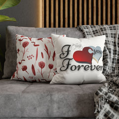 Faux Suede Square Pillowcase