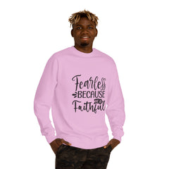 Fearless Faith Unisex Crew Neck Sweatshirt, Inspirational Gift, Christian Sweatshirt, Cozy Pullover, Faith-based Apparel, [...]