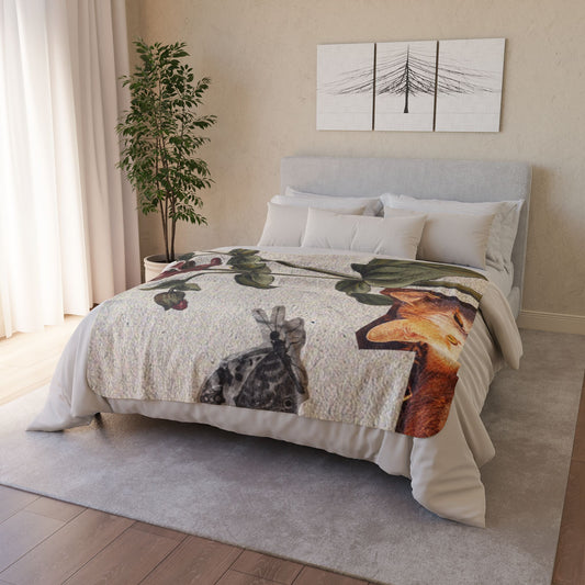 Cozy Vintage Cat Fleece Sherpa Blanket, Perfect Gift for Cat Lovers, Home Decor, Warm Throw, Cozy Accents, Pet Owners, Indoor Use