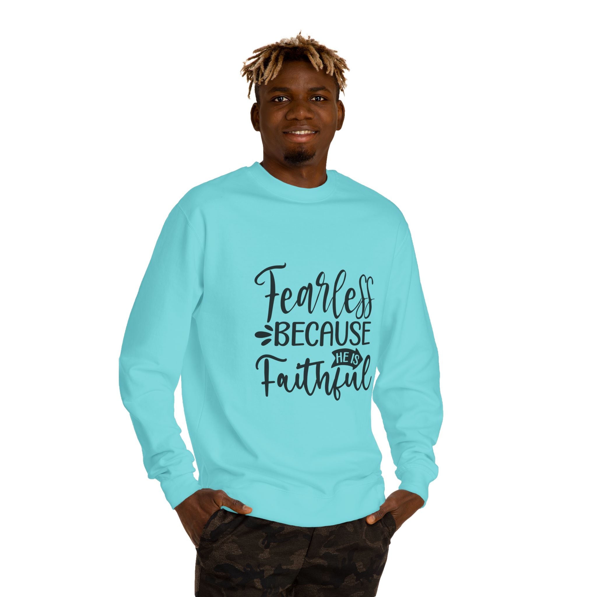 Fearless Faith Unisex Crew Neck Sweatshirt, Inspirational Gift, Christian Sweatshirt, Cozy Pullover, Faith-based Apparel, [...]