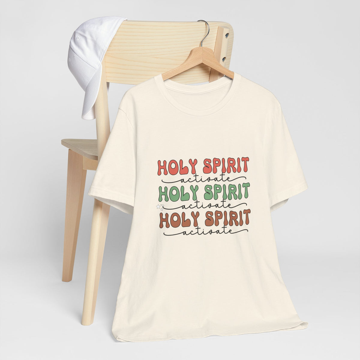 Holy Spirit Unisex Tee - Faith-Based Shirt for Spiritual Gatherings, Casual Wear, Gifts for Believers, Christian Apparel, Religious Events