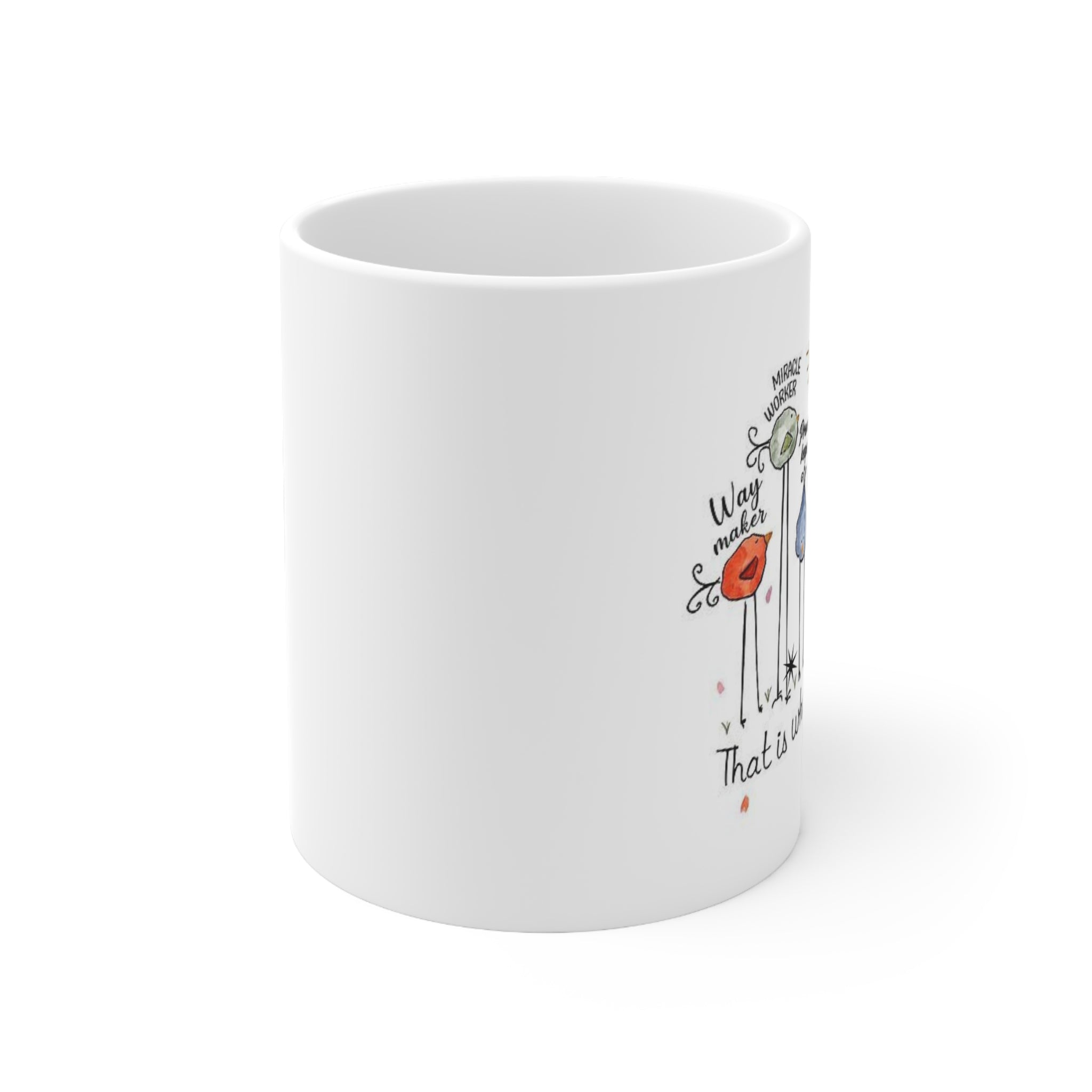 Cute Whimsical Coffee Mug, Perfect Gift for Friends, Holidays, Housewarming, Motivational Mug, Unique Tea Mug, Customizable Ceramic Cup
