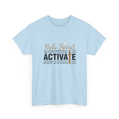 Unisex Heavy Cotton Tee with 'Holy Spirit Activate' Design, Faith-Based Apparel, Christian T-Shirt, Inspirational Clothing, Casual [...]