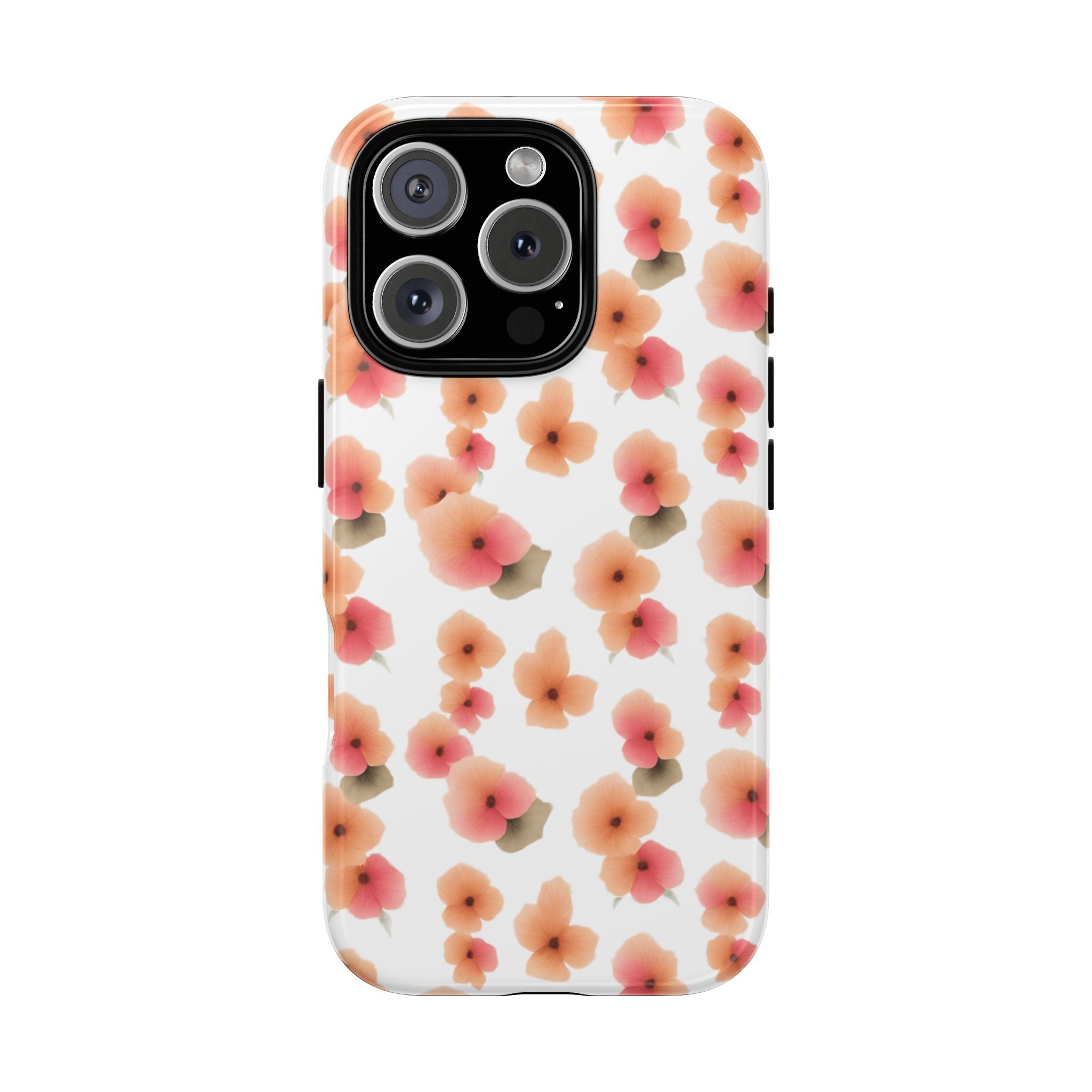 Floral Phone Case for Tough Cases | Stylish Protective Cover, Gift for Her, Trendy Accessory, Flower Design, iPhone Case