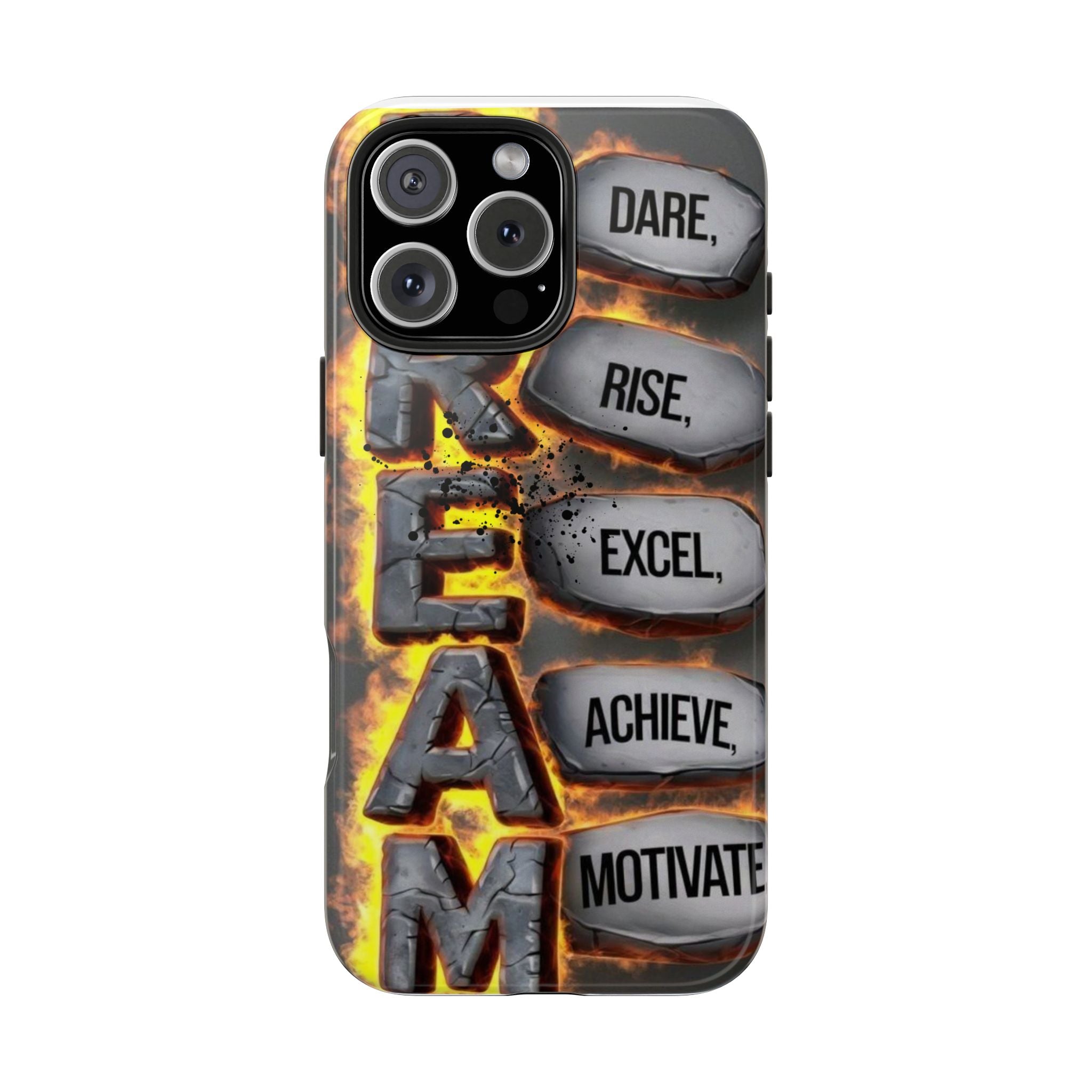 Inspirational Phone Case - Dare, Rise, Excel, Achieve, Motivate | Custom Tough Cases, Motivational Gifts, Phone Accessories, Unique [...]