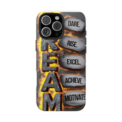 Inspirational Phone Case - Dare, Rise, Excel, Achieve, Motivate | Custom Tough Cases, Motivational Gifts, Phone Accessories, Unique [...]