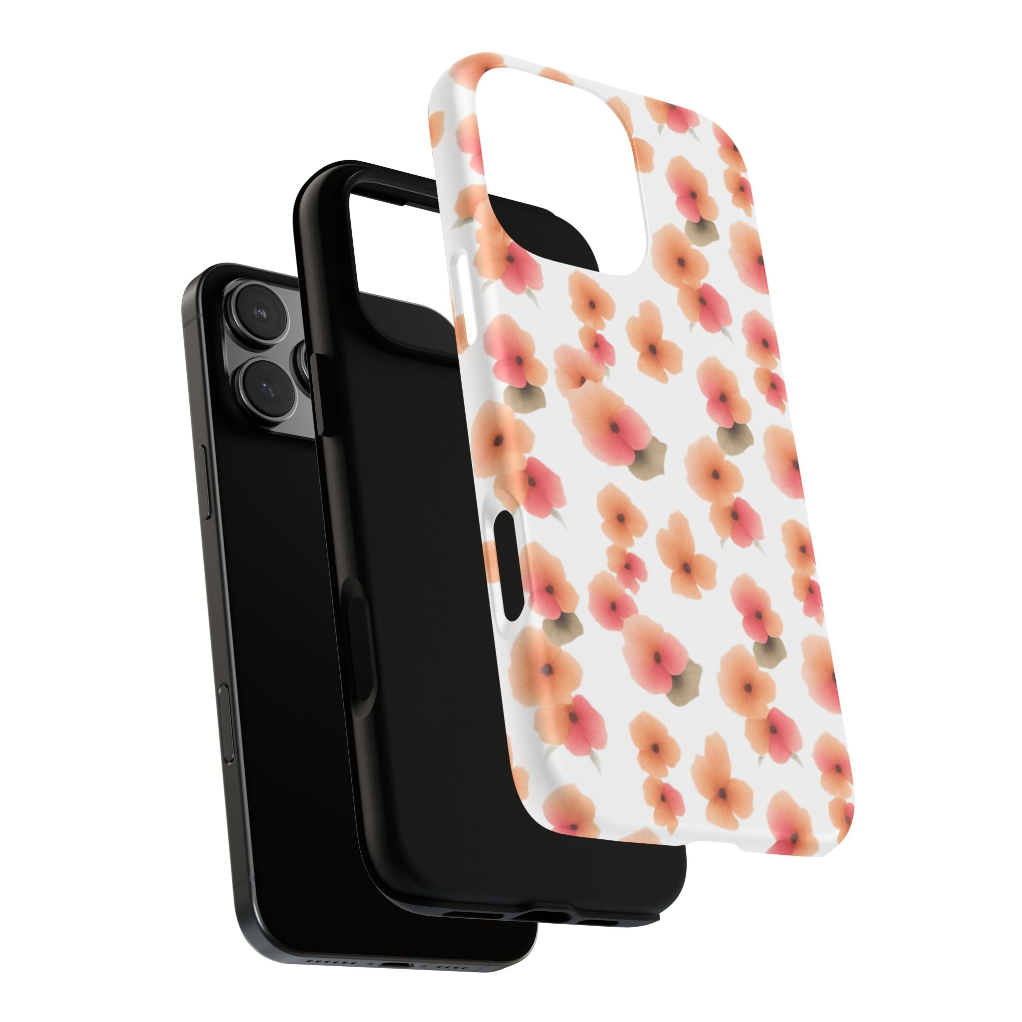 Floral Phone Case for Tough Cases | Stylish Protective Cover, Gift for Her, Trendy Accessory, Flower Design, iPhone Case