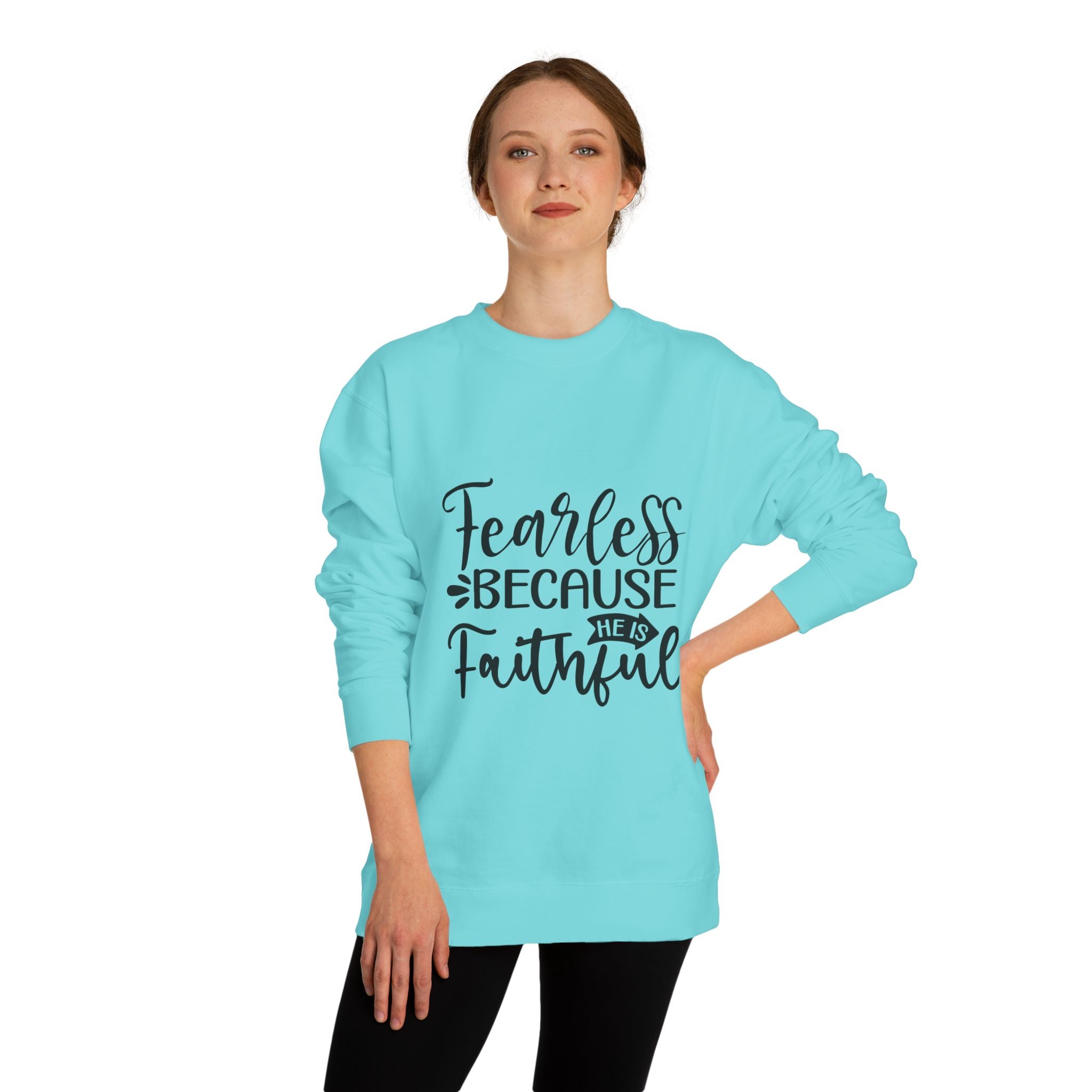 Fearless Faith Unisex Crew Neck Sweatshirt, Inspirational Gift, Christian Sweatshirt, Cozy Pullover, Faith-based Apparel, [...]