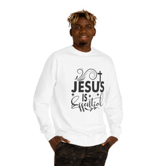 Christian Motivational Sweatshirt - Jesus is Essential, Faith Apparel, Unisex Fashion, Everyday Wear, Perfect Gift for Believers