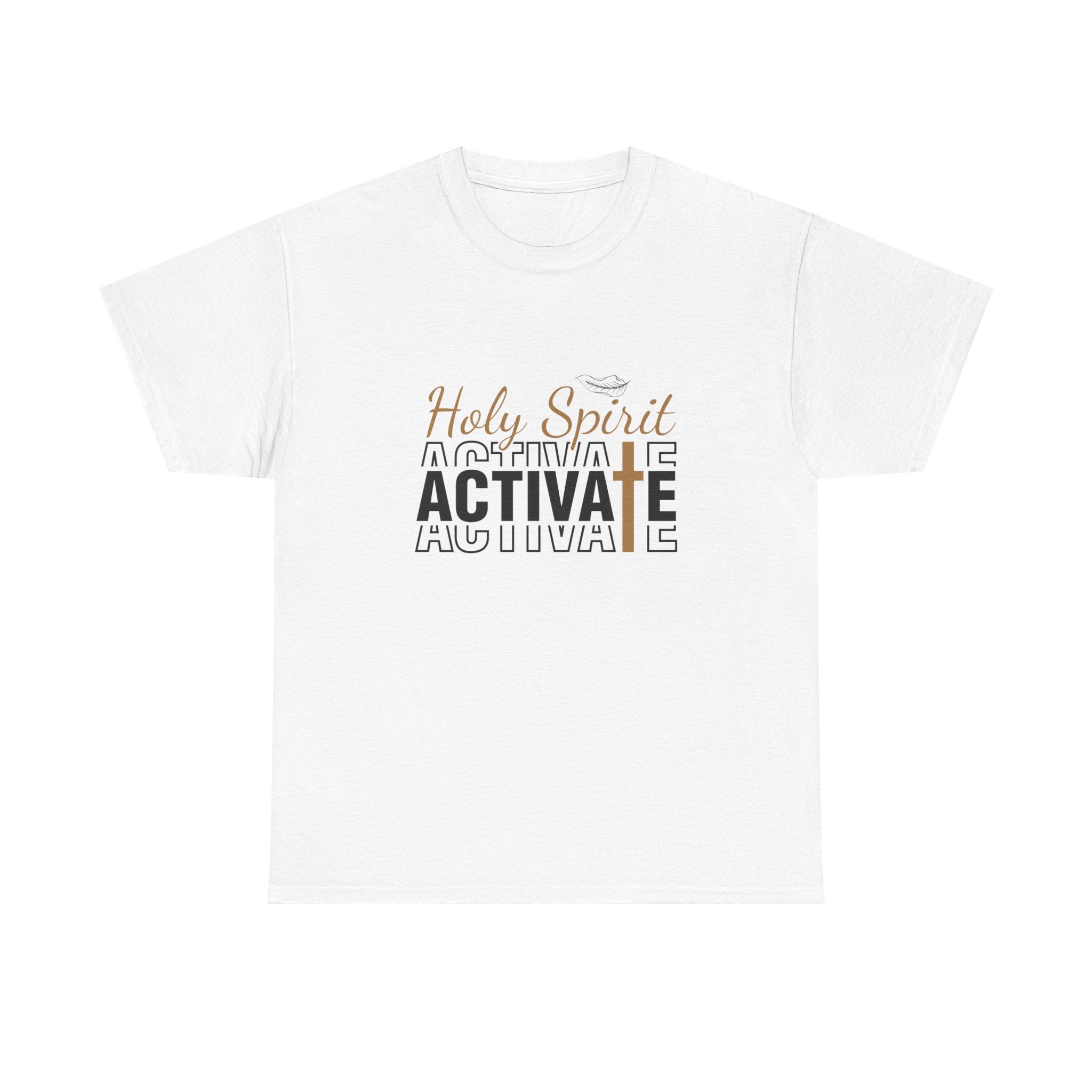 Unisex Heavy Cotton Tee with 'Holy Spirit Activate' Design, Faith-Based Apparel, Christian T-Shirt, Inspirational Clothing, Casual [...]
